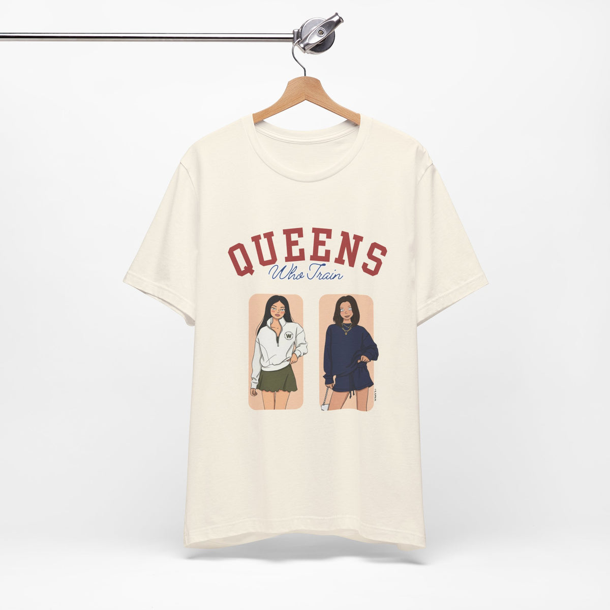 Queens Who Train T-Shirt — Women Fitness Sisters Graphic Tee