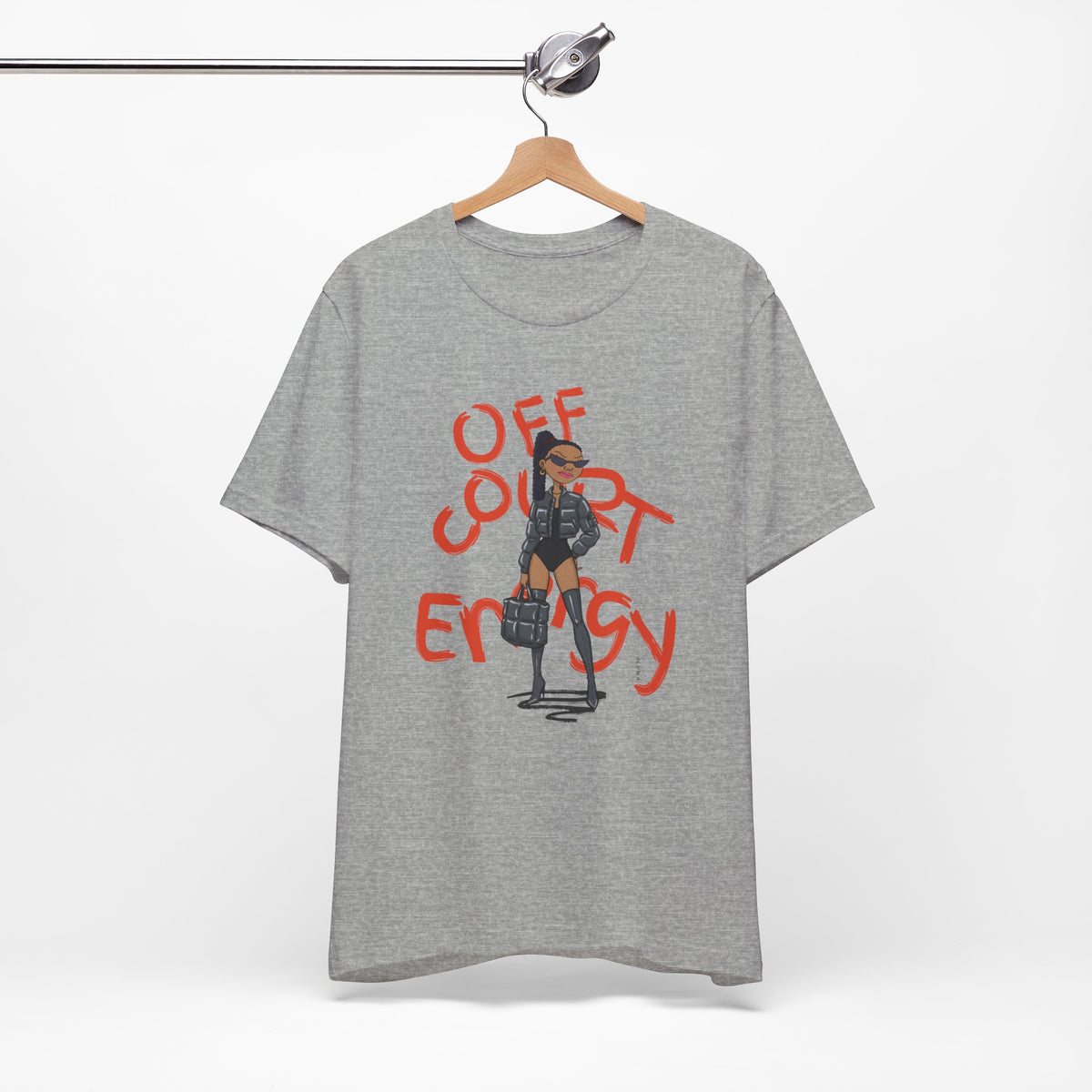 OFF COURT ENERGY Tee — Women's Power Street Style Graphic Tee