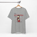 No Permission Needed Streetwear Graphic Tee – Bold Red Fashion Aesthetic Shirt