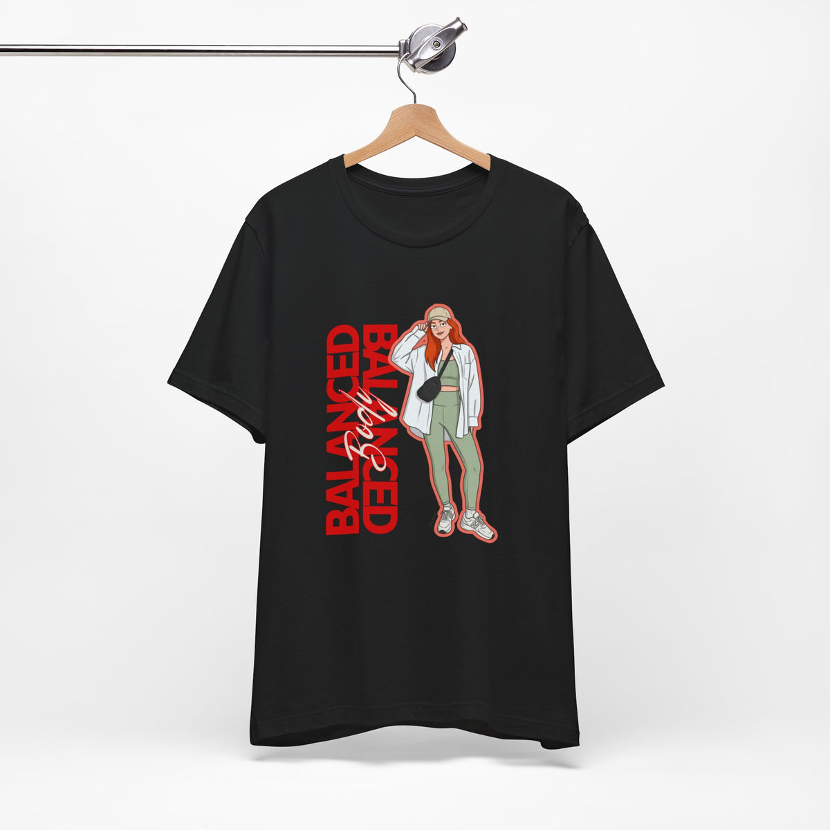 Balanced Body Graphic Tee — Minimal Streetwear T-Shirt
