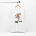 MAKE THEM LOOK Tee — 90s Retro Denim Girl Streetwear T‑Shirt
