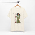 Editorial Poise – Sage Green Fashion Graphic Tee