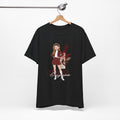 Classically Dangerous – Red Plaid Fashion Graphic Tee