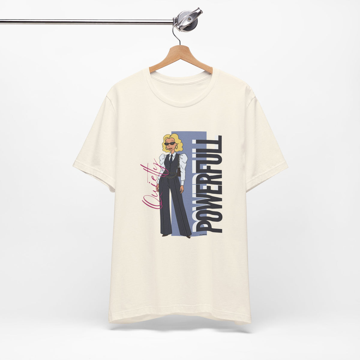 Quietly Powerful Graphic Tee | Fashion Illustration Shirt