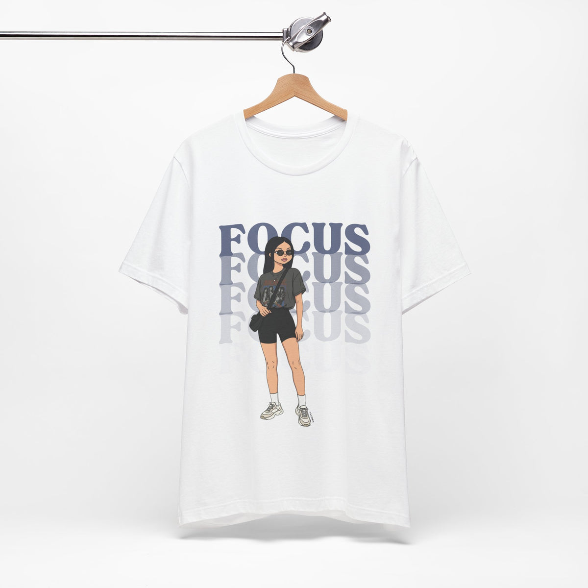 Focus Gym Tee — Motivational “FOCUS” Workout T-Shirt