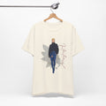 Intentional Graphic Tee | Chic Vinyl Skirt Fashion Illustration Shirt