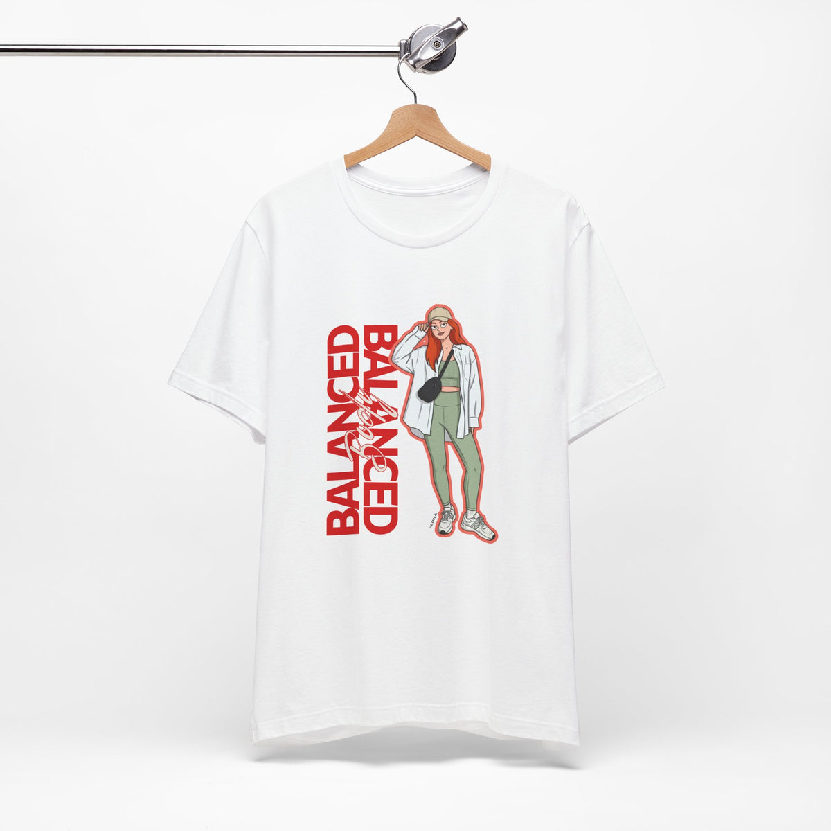 Balanced Body Graphic Tee — Minimal Streetwear T-Shirt