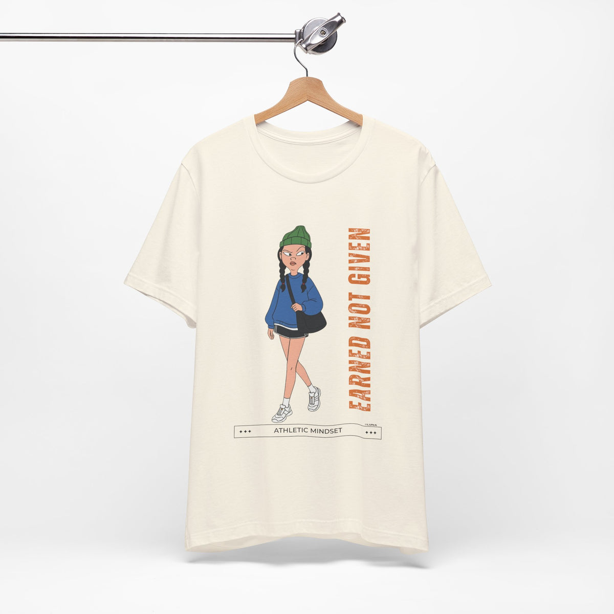 Earned Not Given Graphic Tee | Athletic Mindset Fashion Shirt