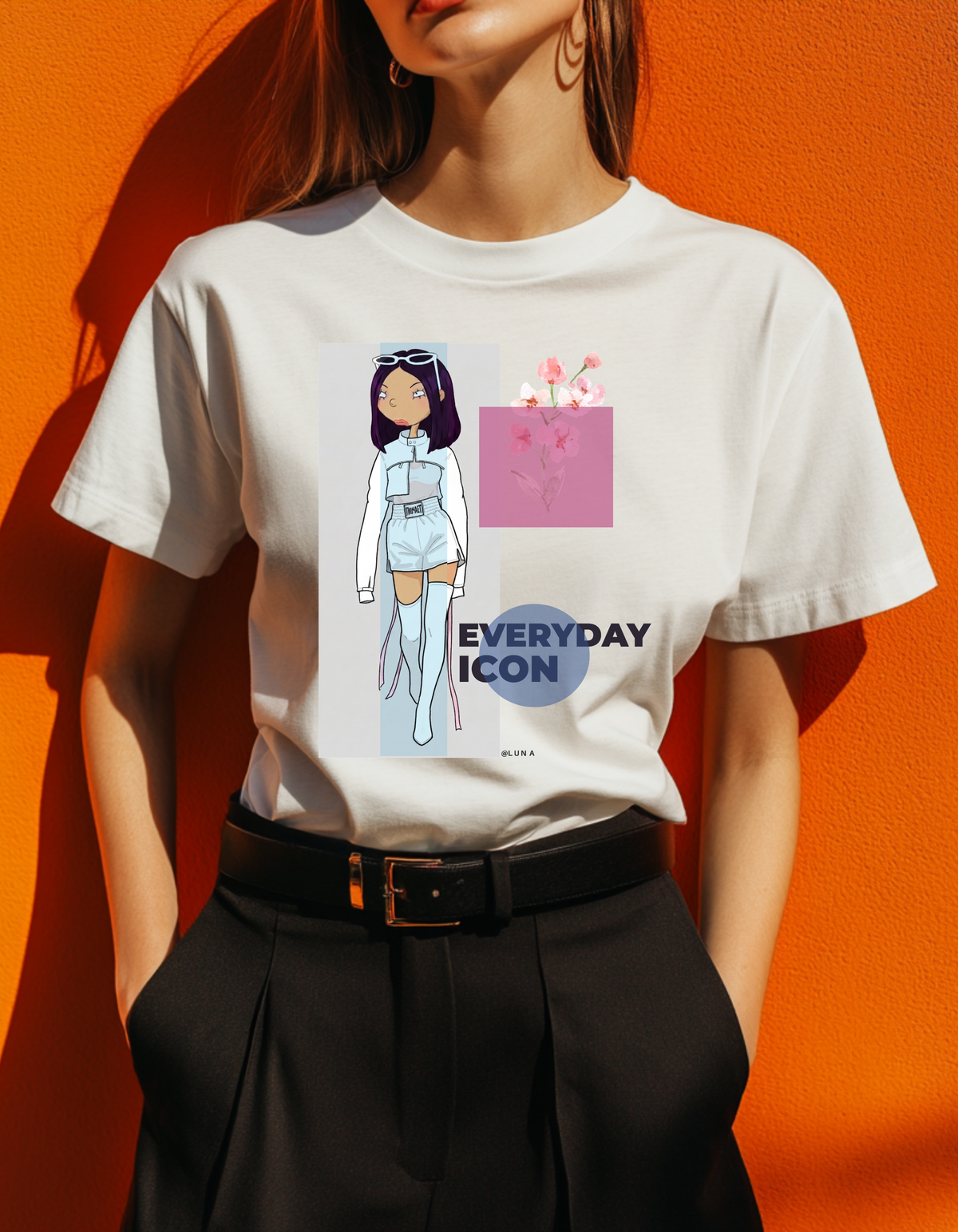 Everyday Icon T-Shirt — Fashion Girl Graphic Tee