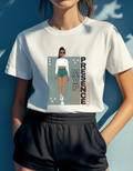 MVP Presence Tee — Sporty Editorial Women's Athletic T‑Shirt
