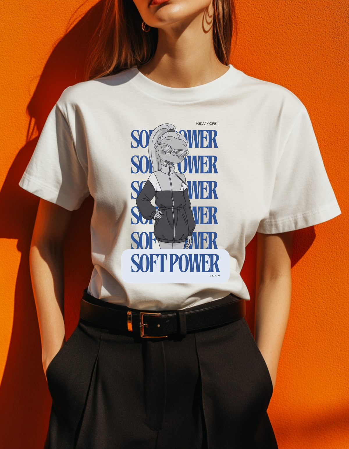 Soft Power Aesthetic Streetwear Tee – Feminine Energy Graphic Shirt