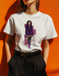Dressed With Intent Graphic Tee | Argyle Blazer Fashion Illustration Shirt