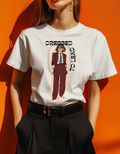 Dressed To Lead – Burgundy Suit Graphic Tee