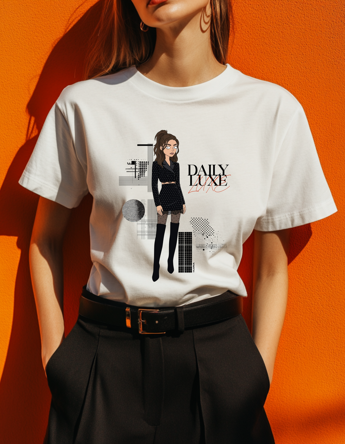 Daily Luxe Graphic Tee | Fashion Style Graphic Tee