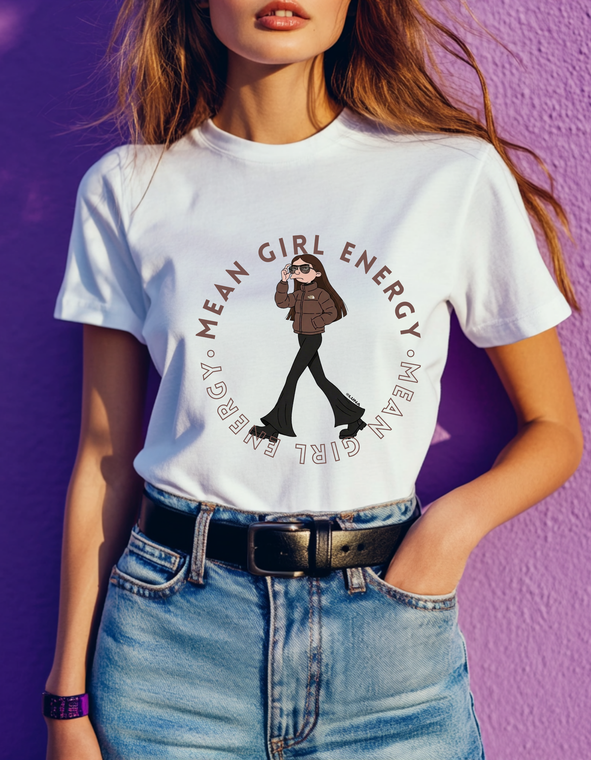Mean Girl Energy Graphic Tee | Streetwear Shirt