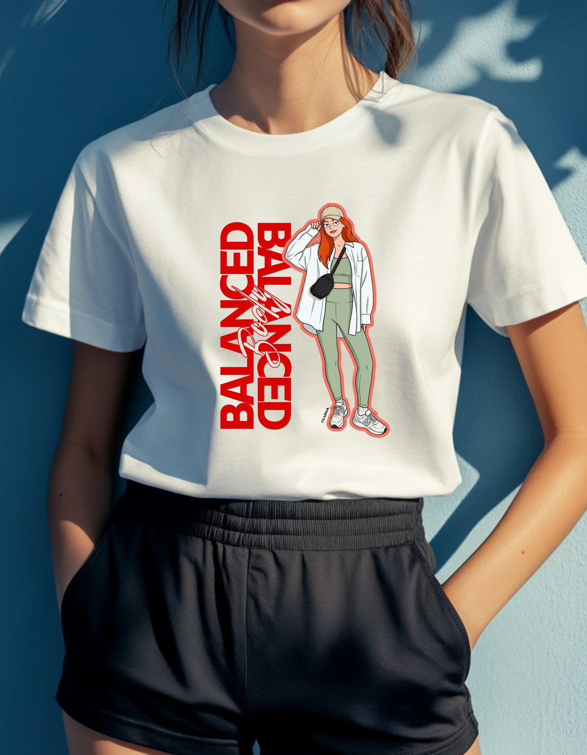 Balanced Body Graphic Tee — Minimal Streetwear T-Shirt