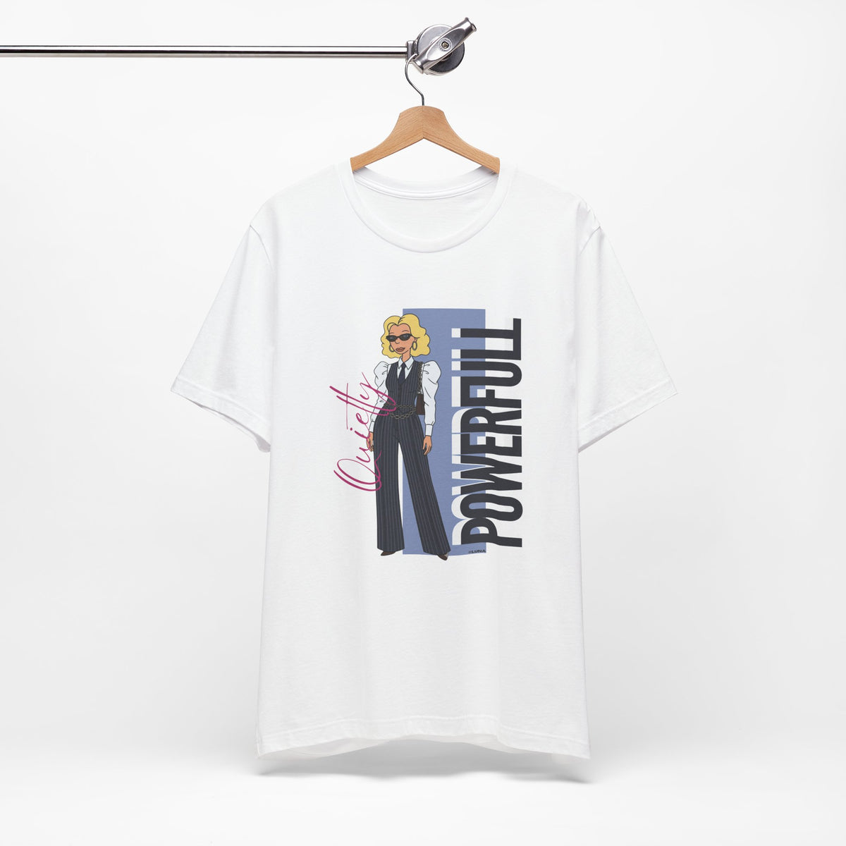 Quietly Powerful Graphic Tee | Fashion Illustration Shirt