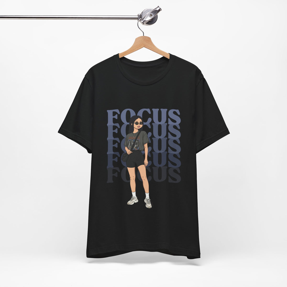 Focus Gym Tee — Motivational “FOCUS” Workout T-Shirt