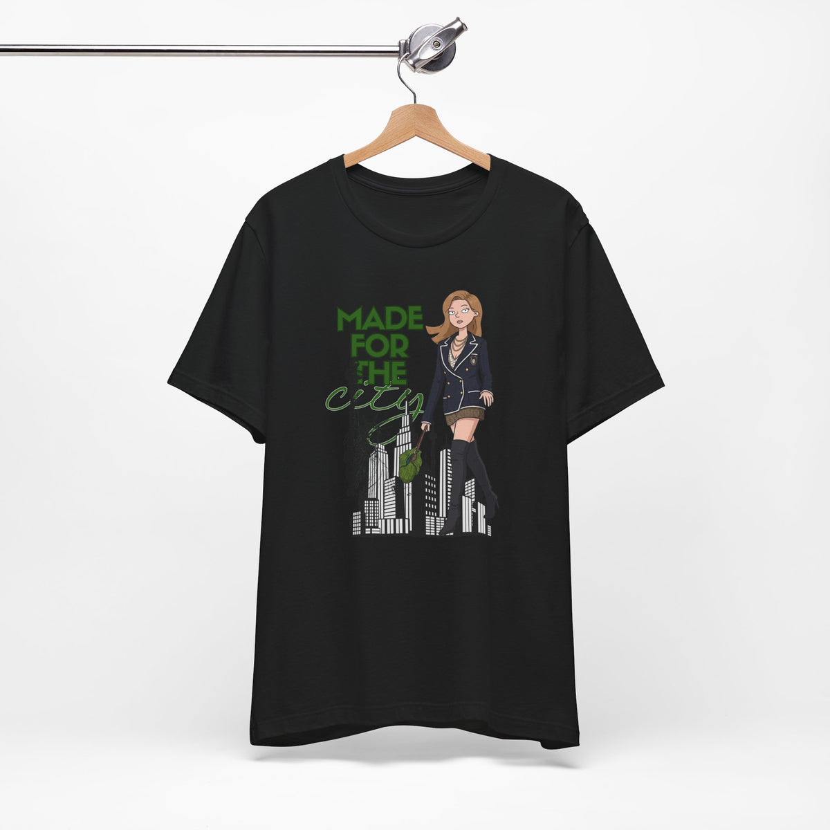 Made For The City Graphic Tee | NYC Editorial Fashion Illustration Shirt