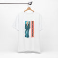 Unapologetic Graphic Tee | Teal Satin Suit Fashion Illustration Shirt
