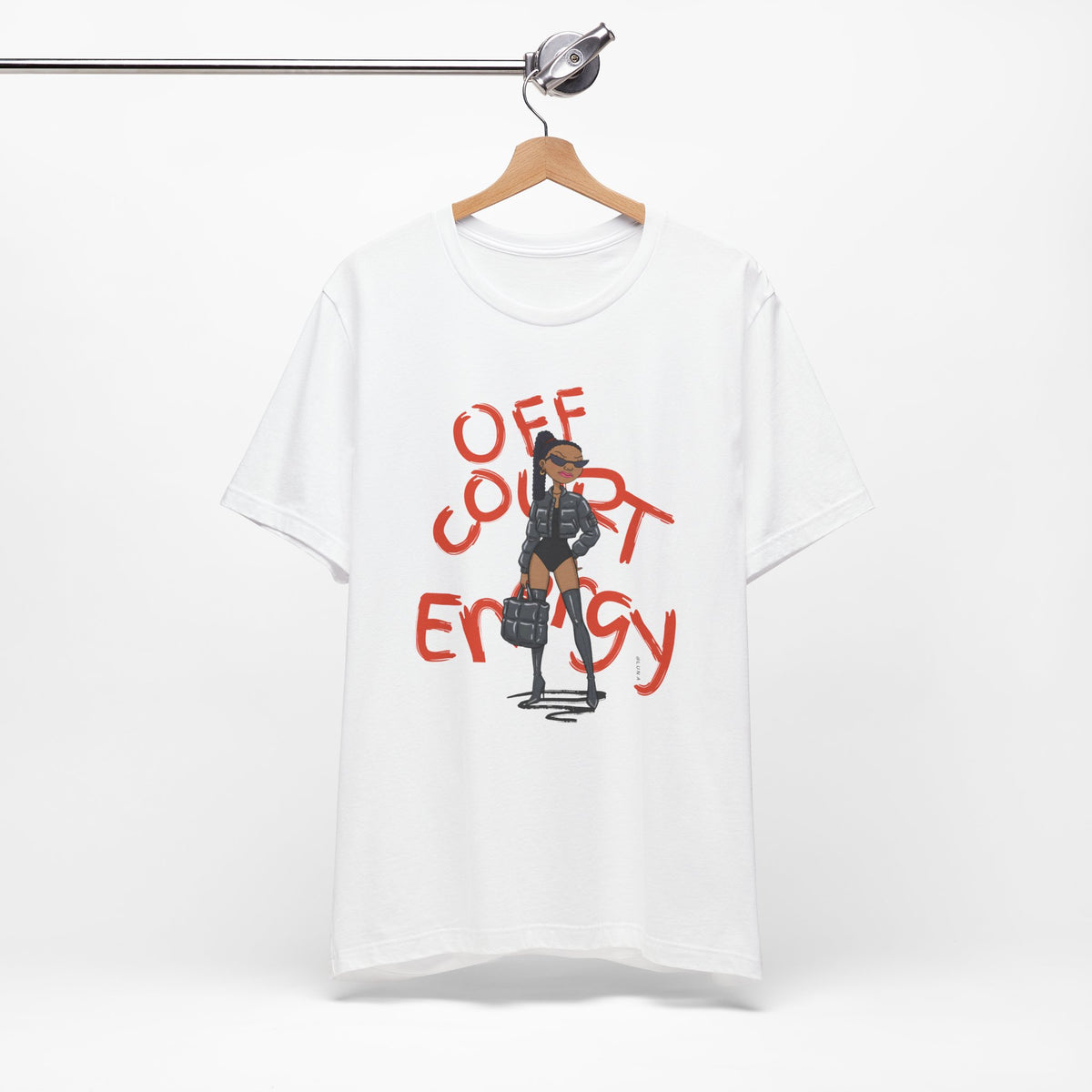 OFF COURT ENERGY Tee — Women's Power Street Style Graphic Tee