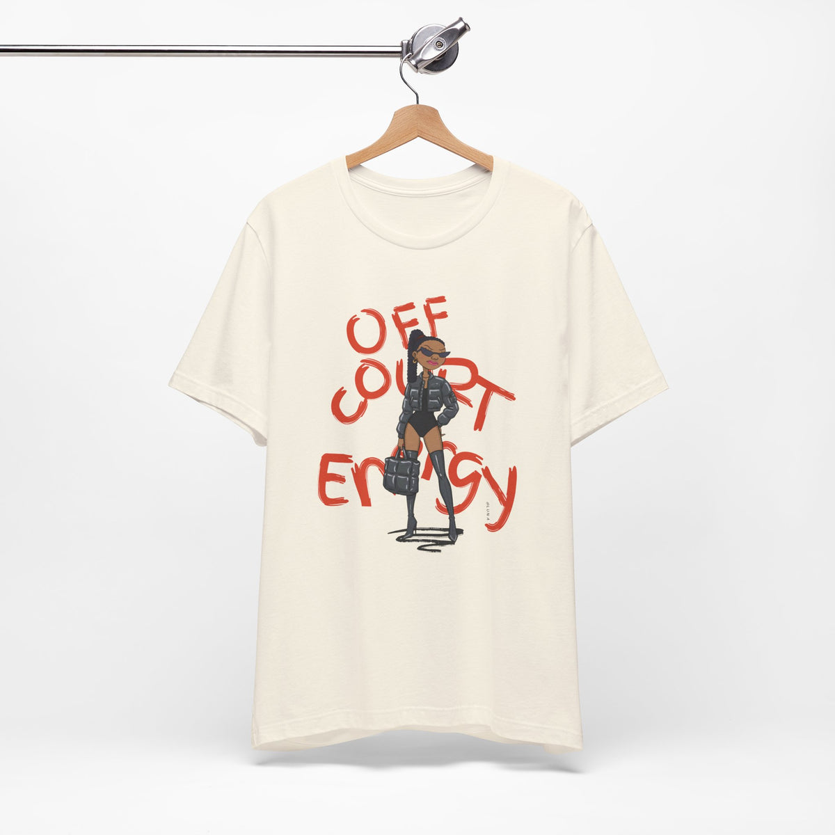 OFF COURT ENERGY Tee — Women's Power Street Style Graphic Tee