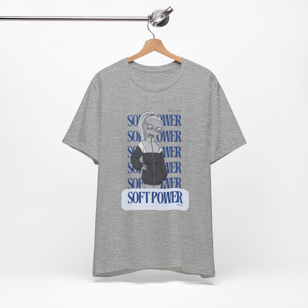 Soft Power Aesthetic Streetwear Tee – Feminine Energy Graphic Shirt