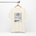 Presence First Tee — Monochrome Editorial Fashion Tee