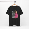 Runway State Graphic Tee | Pink Fashion Illustration Shirt