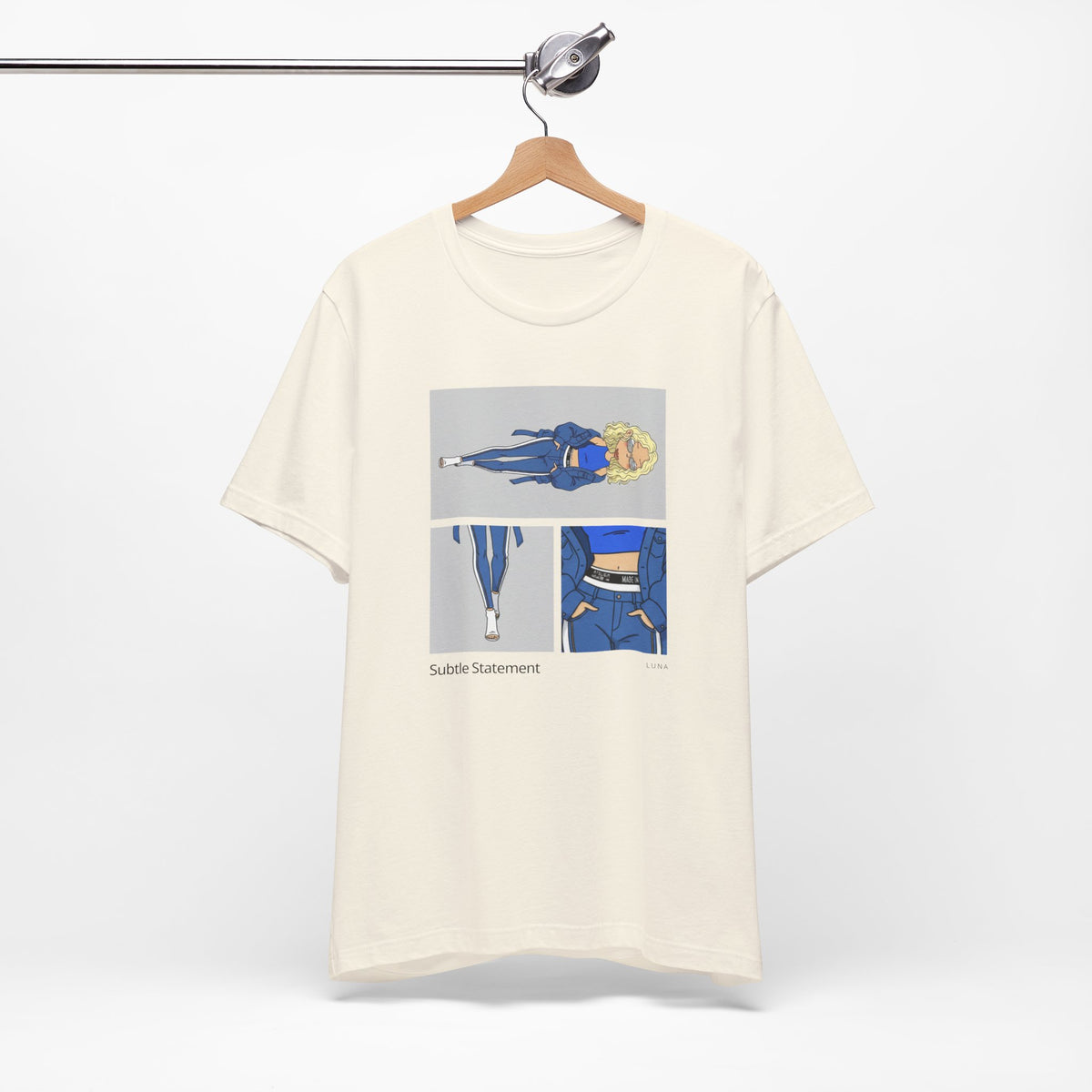 Subtle Statement Streetwear Tee – Clean Aesthetic Fashion Graphic Shirt