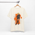 Controlled Chaos Graphic Tee | Pinstripe Blazer Fashion Illustration Shirt