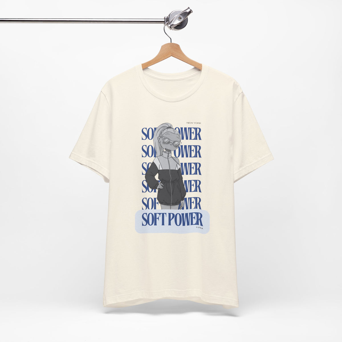 Soft Power Aesthetic Streetwear Tee – Feminine Energy Graphic Shirt