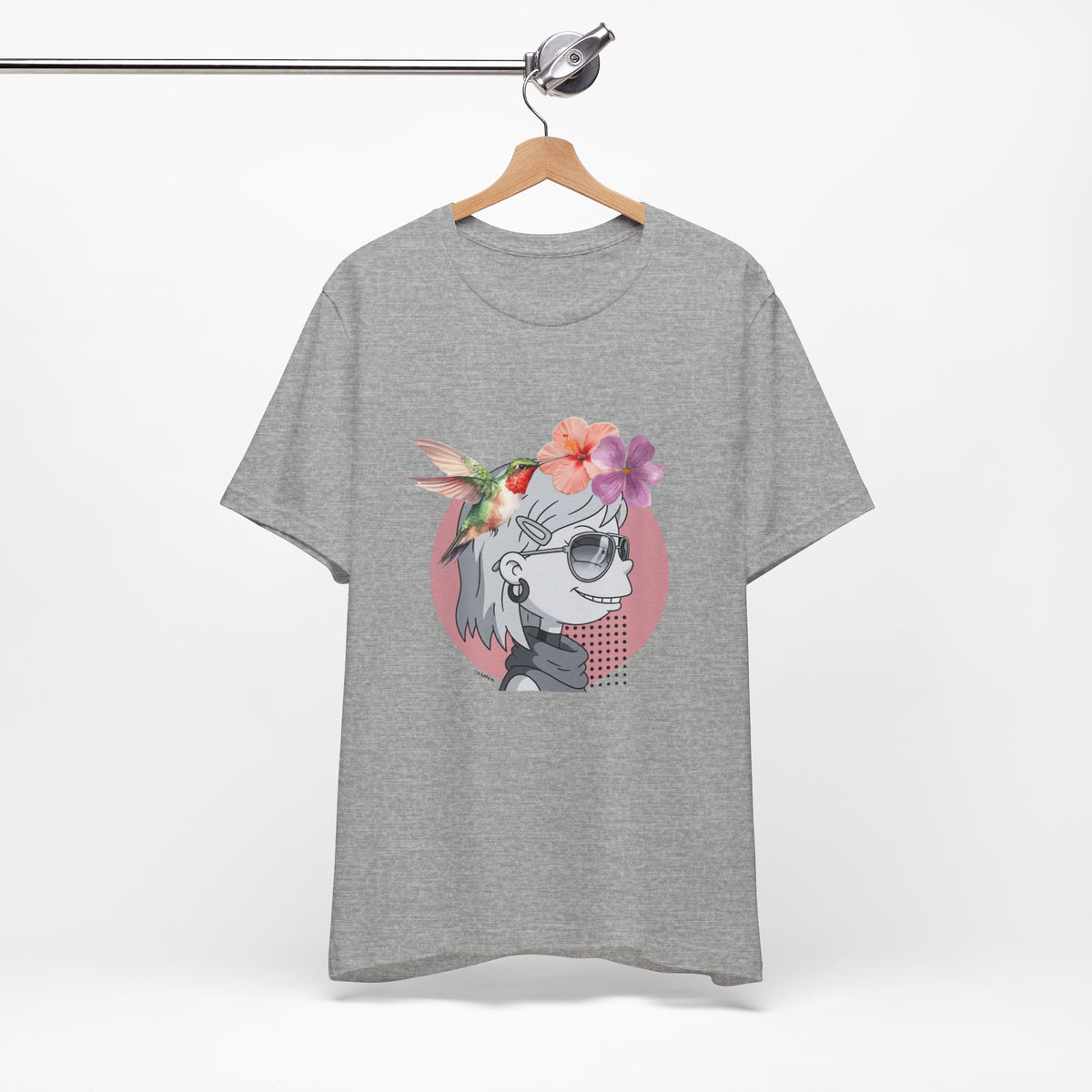 Hummingbird Bloom  - Editorial Fashion Graphic Tee