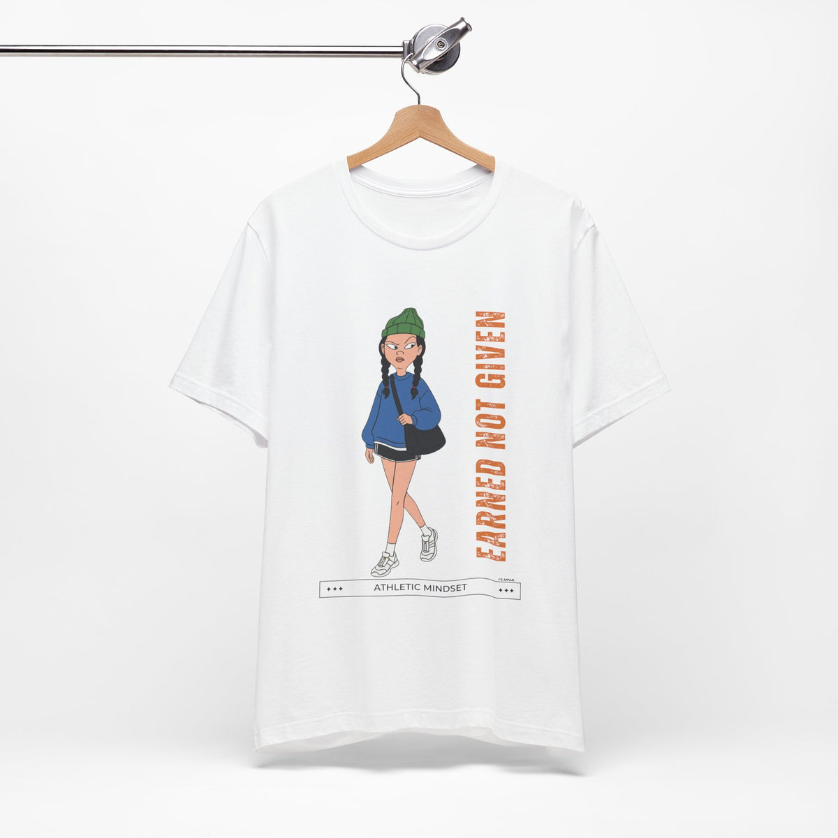 Earned Not Given Graphic Tee | Athletic Mindset Fashion Shirt