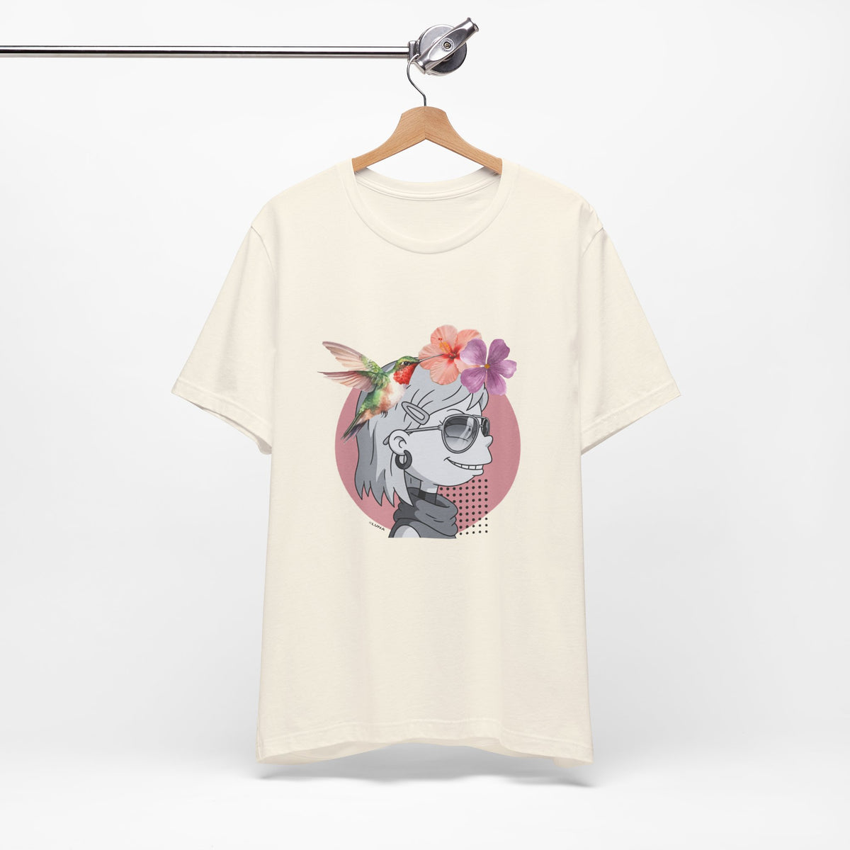 Hummingbird Bloom  - Editorial Fashion Graphic Tee